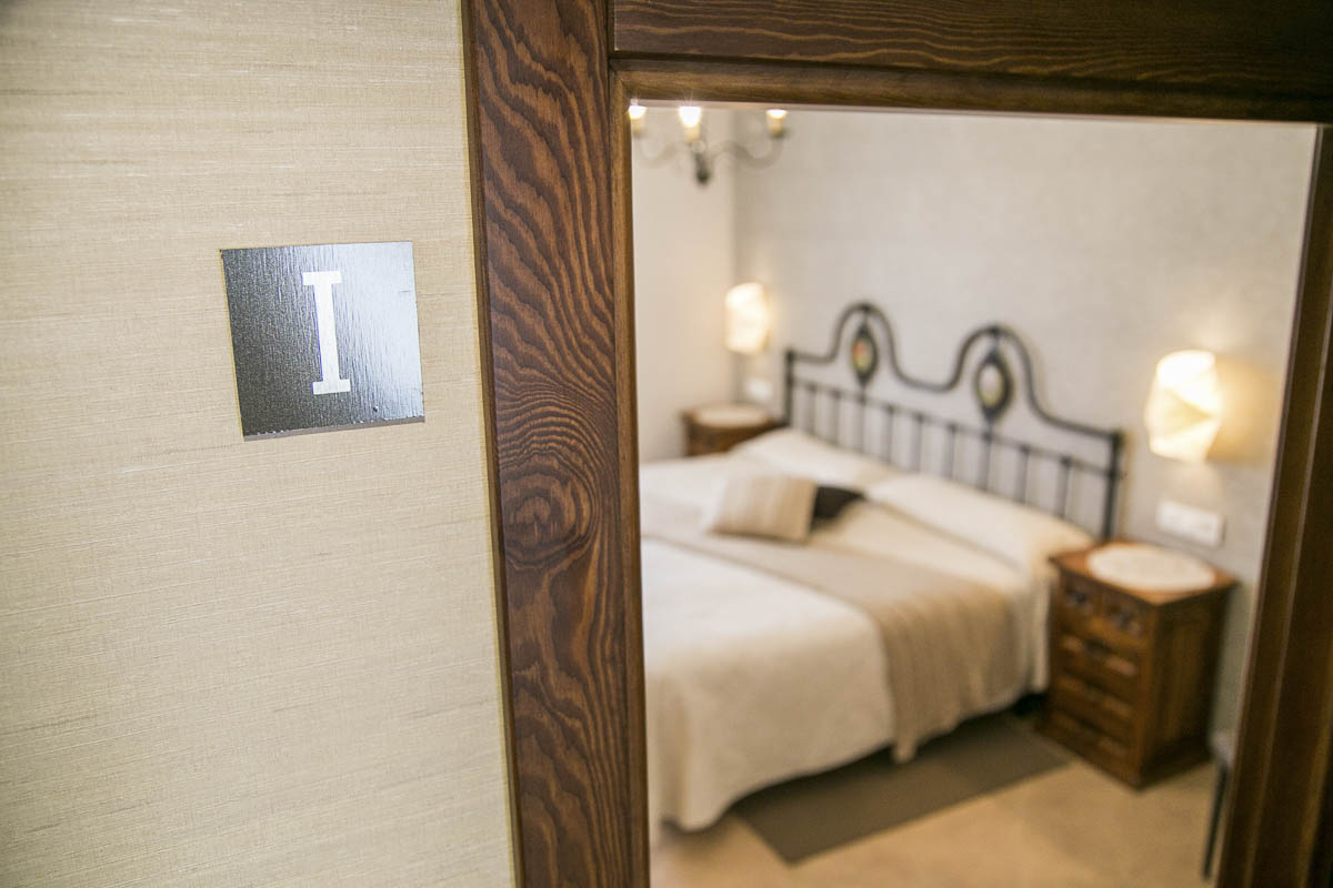 Hotel en Soria Habitación doble de 2 camas Nº I entrada