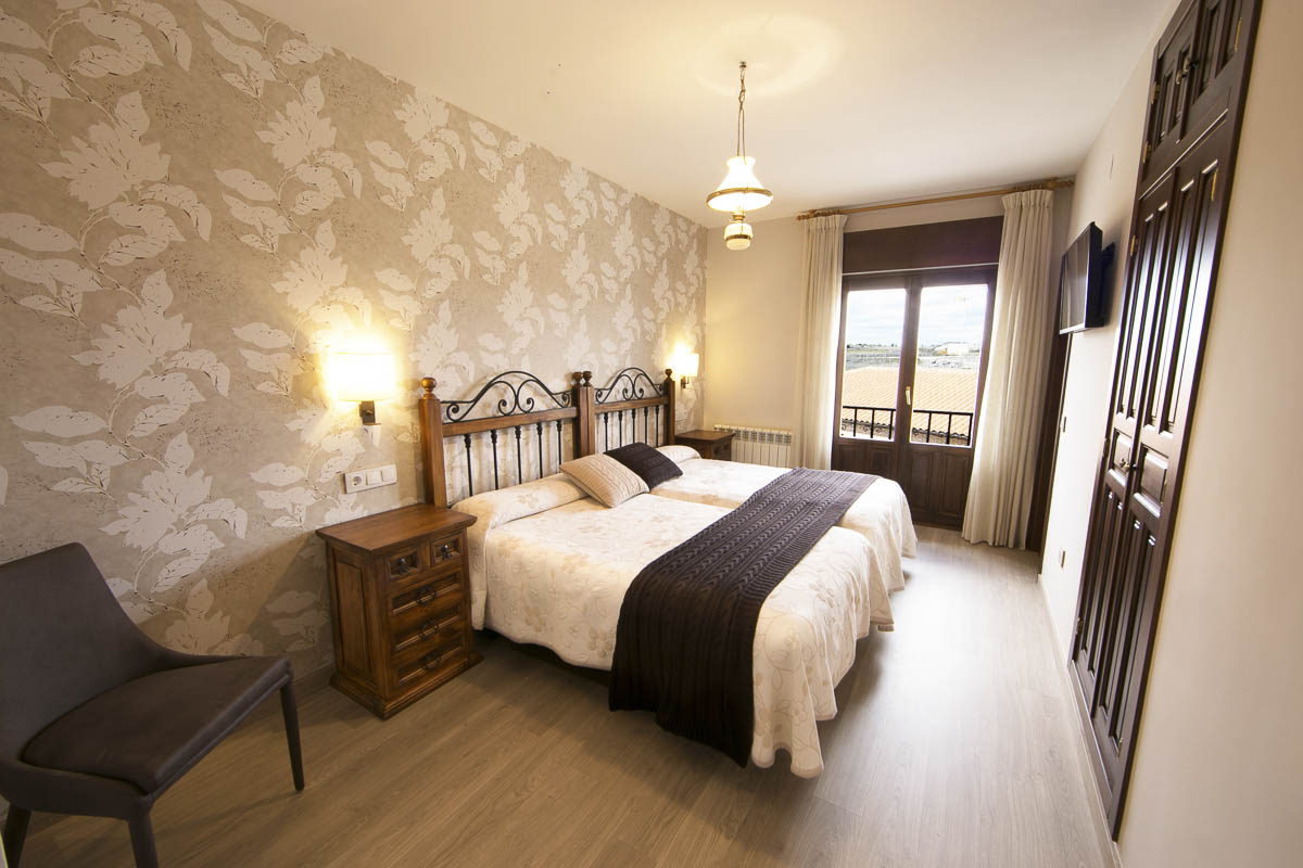 Hotel en Soria Habitación doble 2 camas Nº II