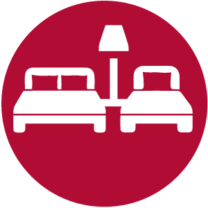 icono habitación triple 2 camas
